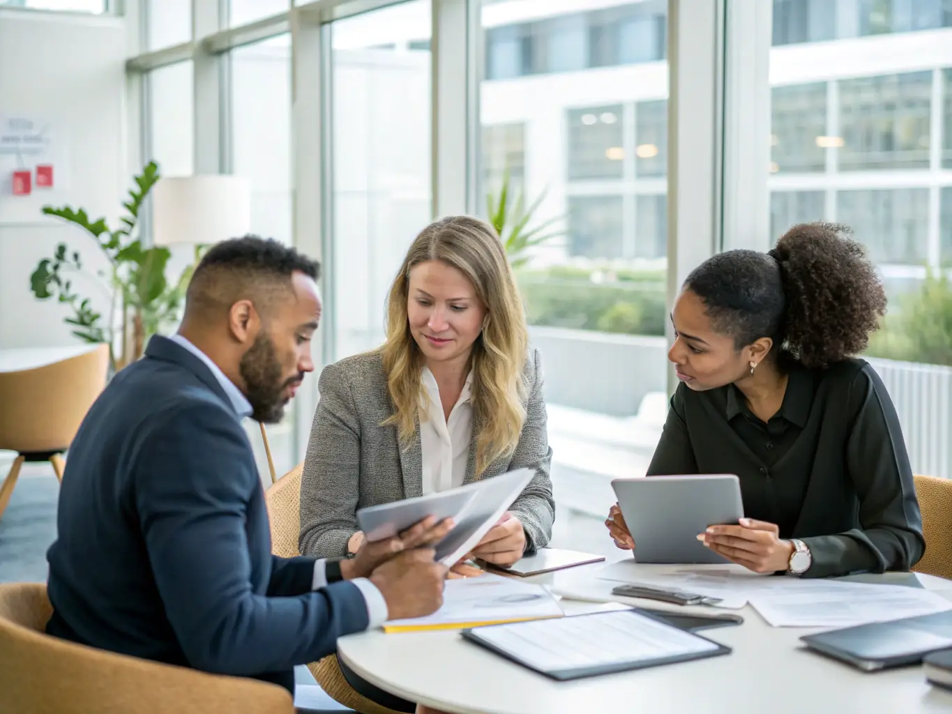 A dynamic image showcasing a diverse group of attorneys engaged in a virtual webinar, with a focus on business development strategies. The setting is professional yet approachable, emphasizing collaboration and learning.
