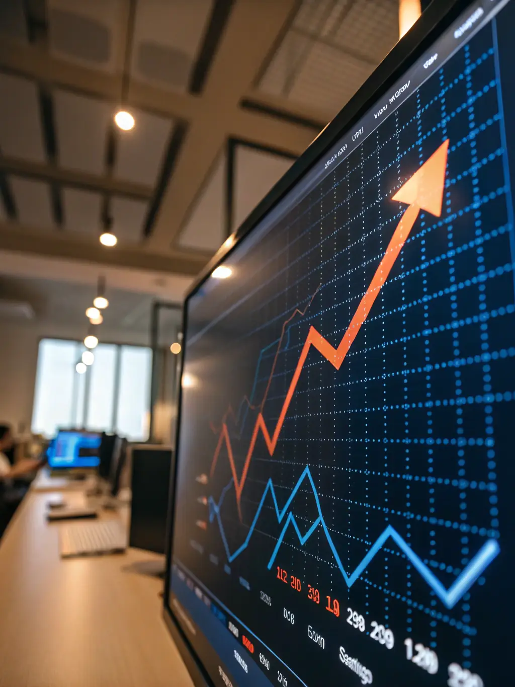 A visual representation of high ROI, showing a graph with increasing profits and a checklist symbolizing templates and resources.
